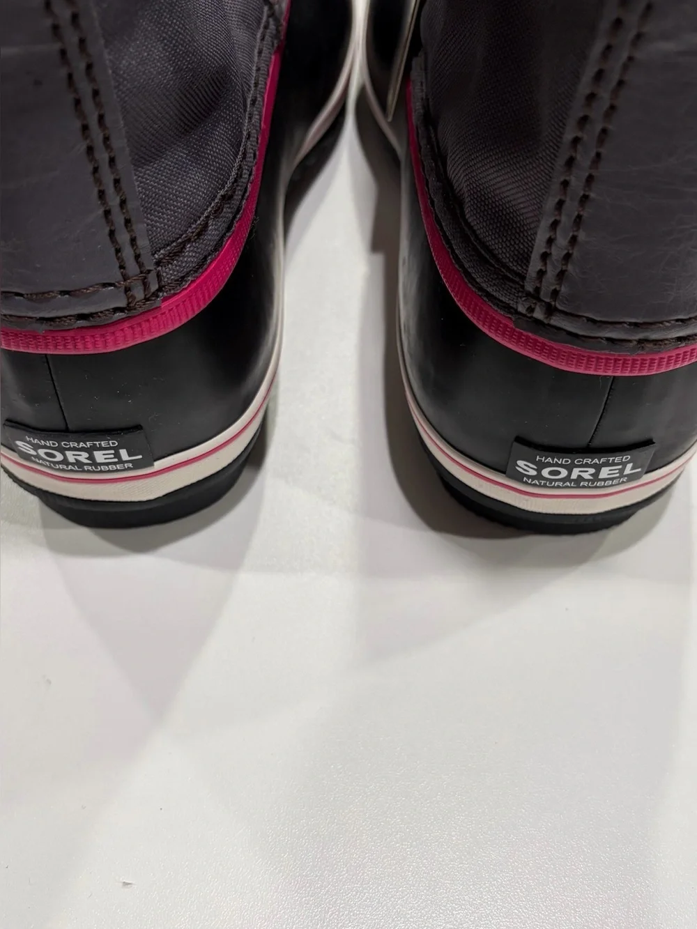 Sorel Youth 6 Years 6Y Yoot Pac Nylon Snow Boots Winter NWT Black Pink Girls